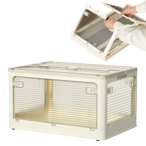 Aufbewahrungsboxen für Bücher, stapelbar, Aufbewahrungsboxen für Bücher mit Deckel, Schrank-Organizer und faltbare Aufbewahrungsbox, Organizer für Kleidung, großer Behälter von madri