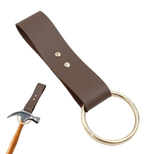 madri Hammer-Gürtelhalter, Hammerschnalle für Werkzeuggürtel – Etui für Axt mit Schnalle – Werkzeugtasche aus PU-Leder für Hammerhaken, Organizer, Aufbewahrung, von madri
