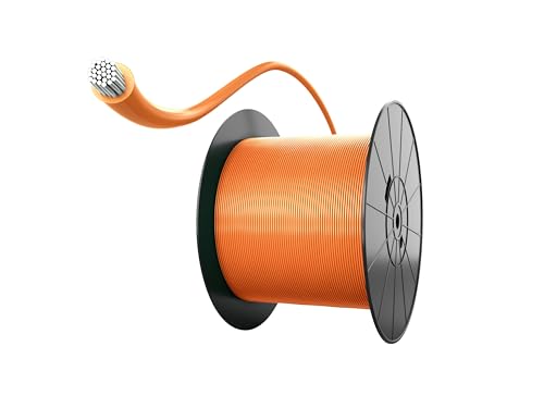 määx Begrenzungskabel für Mähroboter - Begrenzungsdraht für Rasenroboter - 500m Ø 3,4mm - besonders robust - verzinntes Kupfer - Made in Germany (orange) von määx