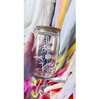 Bierdose Aus Glas | Glasdose Florale Kaffeetasse Glasbecher von maedaymaedaymaeday