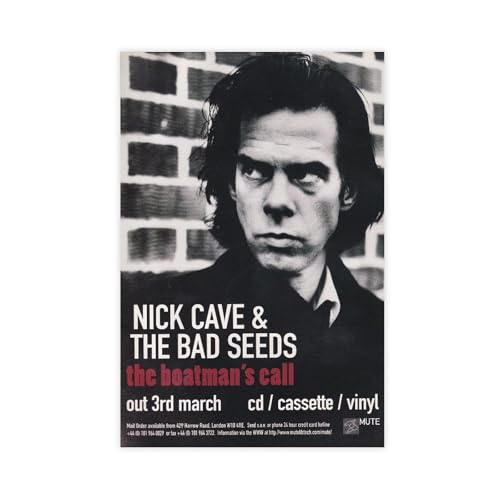 maehbya Poster "Nick Cave & The Bad Seeds" – The Boatman's Call Poster, Leinwandposter, Wandkunst, Dekordruck, Bild, Gemälde für Wohnzimmer, Schlafzimmer, Dekoration, 50 x 75 cm maehbya Poster "Nick Cave & The Bad Seeds" – The Boatman's Call Poster, Leinwandposter, Wandkunst, Dekordruck, Bild, Gemälde für Wohnzimmer, Schlafzimmer, Dekoration, 50 x 75 cm von maehbya