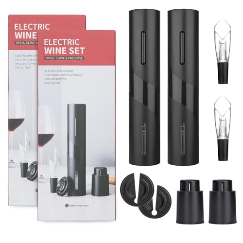 mafiti MD700 Elektrischer Weinflaschenöffner, tragbar, ideal für Familientreffen, Bars und Geschenke (2er-Pack) mafiti MD700 Elektrischer Weinflaschenöffner, tragbar, ideal für Familientreffen, Bars und Geschenke (2er-Pack) von mafiti