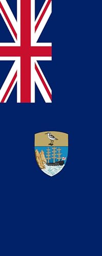 magFlags Ausleger-Flagge: St. Helena | Hochformat Fahne | 3.5m² | 300x120cm » Fahne 100% Made in Germany von magFlags