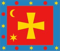 magFlags Flagge: Large Alex K Kozaks Flags 1651-17 | Querformat Fahne | 1.35m² | 110x130cm » Fahne 100% Made in Germany von magFlags