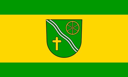 magFlags Flagge: Large Dedenbach | Querformat Fahne | 1.35m² | 90x150cm » Fahne 100% Made in Germany von magFlags