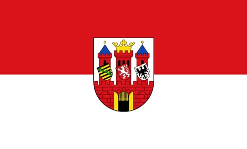 magFlags Flagge: Large Guben | Querformat Fahne | 1.35m² | 90x150cm » Fahne 100% Made in Germany von magFlags