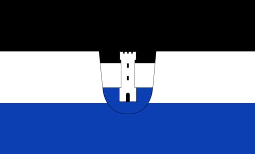 magFlags Flagge: Large Neu-Ulm, GKSt | Querformat Fahne | 1.35m² | 90x150cm » Fahne 100% Made in Germany von magFlags