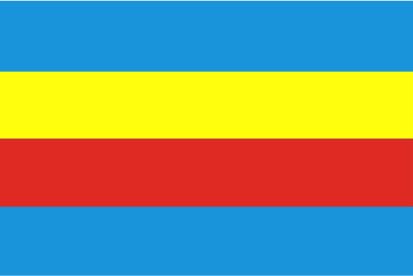magFlags Flagge: Large Poryte-Flaga | Wsi Poryte | Querformat Fahne | 1.35m² | 90x150cm » Fahne 100% Made in Germany von magFlags