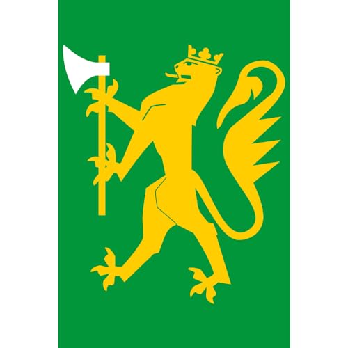magFlags Flagge: Large Standard of the Agder Home Guard District 07 | Standard of the Agder Home Guard District 07, HV-07 disbanded | Fahne 1.35m² | 120x120cm » Fahne 100% Made in Germa von magFlags
