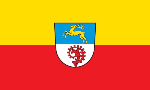 magFlags Flagge: Large Ustersbach | Querformat Fahne | 1.35m² | 90x150cm » Fahne 100% Made in Germany von magFlags