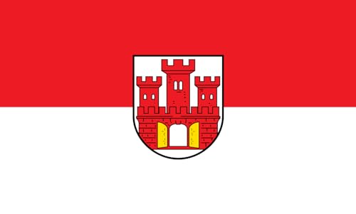 magFlags Flagge: Large Weilheim i.OB, St | Querformat Fahne | 1.35m² | 90x150cm » Fahne 100% Made in Germany von magFlags