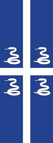 magFlags Flagge: Martinique | Hochformat Fahne | 6m² | 400x150cm » Fahne 100% Made in Germany von magFlags
