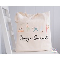 Yoga-Tasche, Personalisiertes Geschenk Über Der Schulter, Meditation, Achtsamkeit, Beste Freundin, Leggings, Namaste, Yoga-Kleidung, Yoga-Handtuch von magicprintingcompany