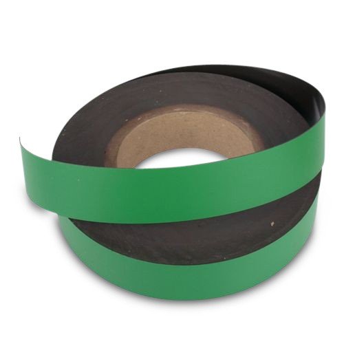 1m Magnetband/Kennzeichnungsband (magnets4you) Breite 50 mm | grün | einfaches Zuschneiden | haftet auf Allen magnetischen Untergründen von magnet-shop