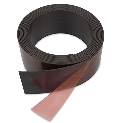 1m Magnetband einseitig selbstklebend (magnets4you) - Breite 50 x 1,5 mm | Rückseite mit Klebefilm | einfaches Zuschneiden | haftet auf Allen magnetischen Untergründen von magnet-shop
