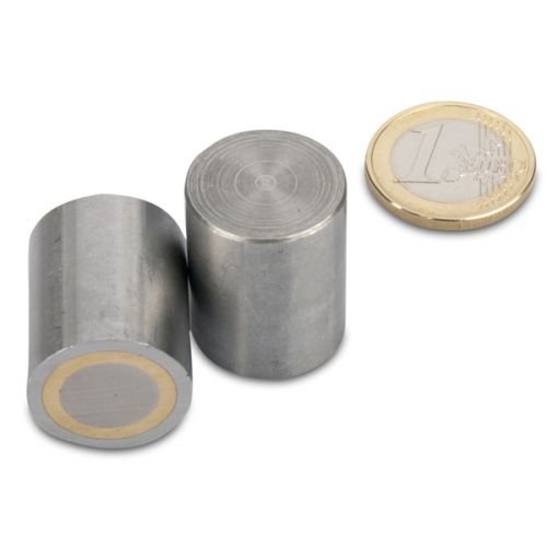 magnets4you - AlNiCo-Stabgreifer | Ø 20x25 mm | Haftkraft ca. 4,1 kg | Stahlpassung mit Toleranz h6 | Extrem Hitzebeständig bis zu 450°C von magnet-shop