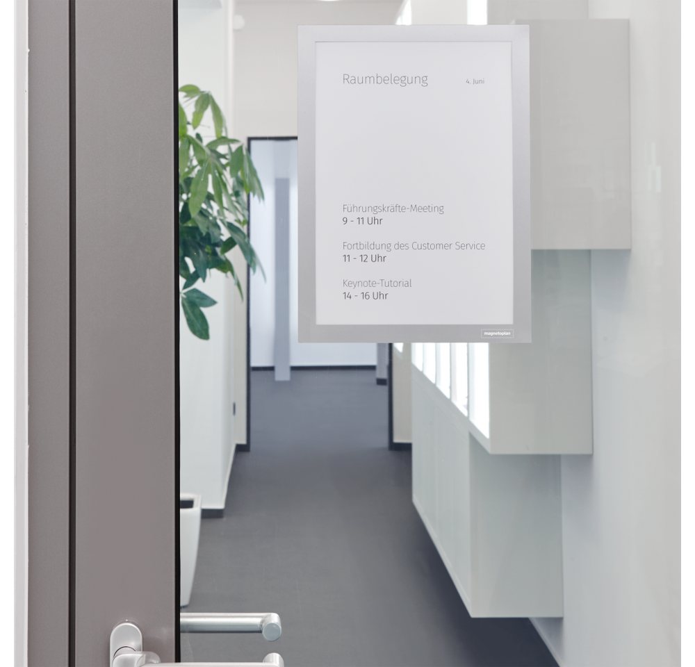 magnetoplan® Hängeregistereinsatz Magnetofix Info-Rahmen, A4, 2 Stk. . (1 St) von magnetoplan®