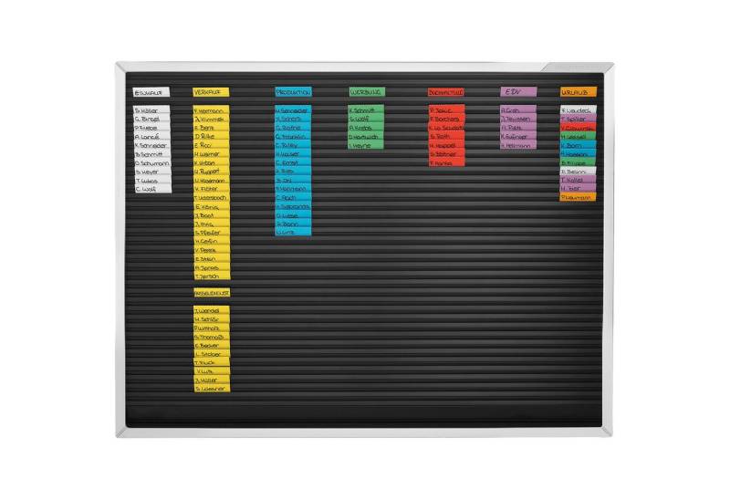 magnetoplan® Wandtafel Streifensteckplaner 61B 1245002 von magnetoplan®