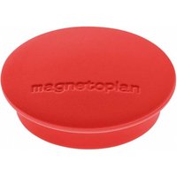 Magnetoplan - Magnet D34mm VE10 Haftkraft 1300 g rot - rot von magnetoplan
