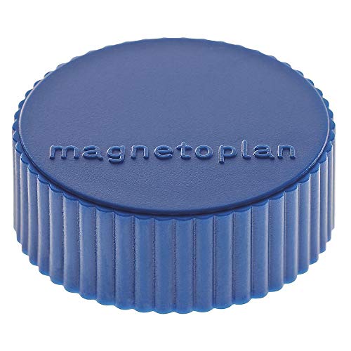 Magnethalter Magnum, Durchmesser 34 x 13 mm, 10 Stück, dunkelblau von magnetoplan