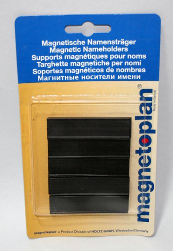 Magnetoplan 12833 magnetoflex U-Profile, schwarz Inhalt 60 x 15 mm, 10 Stück von magnetoplan