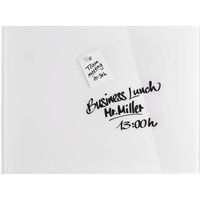 Magnetoplan Glas-Magnetboard (B x H) 800mm x 600mm Weiß 13403000 von magnetoplan