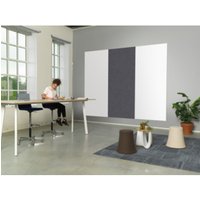 Magnetoplan Infinity Wall X, ACOUSTICS, anthrazit, 490 x 1980 mm von magnetoplan