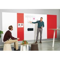 Magnetoplan Infinity Wall X, ACOUSTICS, rot, 490 x 1980 mm von magnetoplan