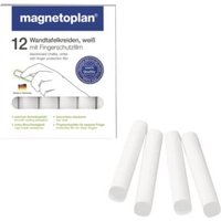 Magnetoplan Kreide weiß, abgerundet VE 12