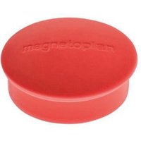 Magnetoplan - Magnet ® Discofix Mini 19 x 7 mm (d. x h) 19mm 0,1kg Ferrit rot 10 St./Pack. von magnetoplan