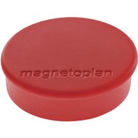 Magnetoplan Magnet Discofix Hobby, 10 Stück, rot von magnetoplan