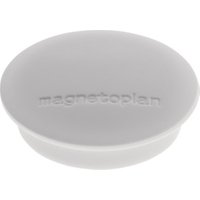 Magnetoplan Magnet Discofix Junior, 10 Stück, grau von magnetoplan