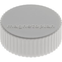 Magnetoplan Magnet Discofix Magnum, 10 Stück, grau von HOLTZ