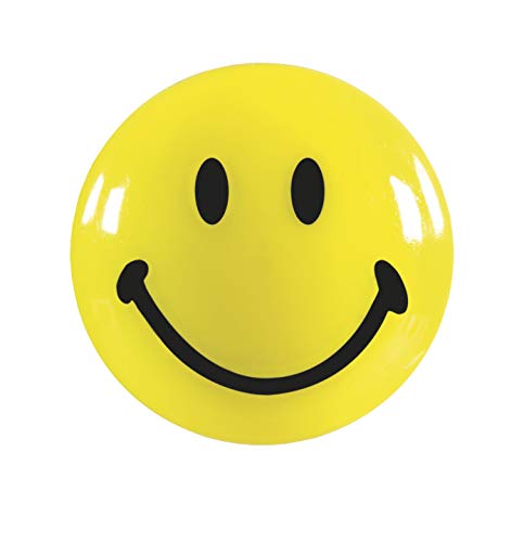 Magnetoplan Magnet Smiley (Ø) 40 mm rund Gelb 4 St. 16673 von magnetoplan