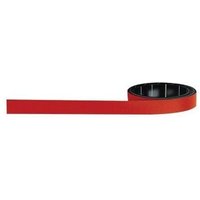 Magnetoplan - Magnetband ® magnetoflex 10 mm x 1 m (b x l) Gummi magnetisiert rot von magnetoplan