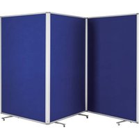 Magnetoplan Präsentationswand Filz Royalblau beidseitig verwendbar, Pinntafel, zusammenklappbar, In Magnetoplan Präsentationswand Filz Royalblau beidseitig verwendbar, Pinntafel, zusammenklappbar, In von magnetoplan