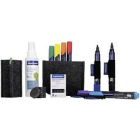 Magnetoplan Whiteboard Zubehör-Set Essential Set Grau von magnetoplan
