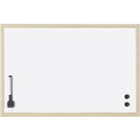 Magnetoplan Whiteboard mit Holz-Rahmen, 800 x 600 mm von magnetoplan
