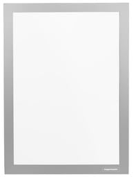 magnetoplan magnetofix Info-Rahmen 2 Stück, Silber | Format: A3 | Selbstklebender Magnet Bilderrahmen für Aushänge, Bilder und Dokumente von magnetoplan