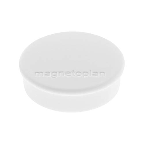 magnetoplan 1664500 Discofix Rundmagnet "hobby", weiß von magnetoplan