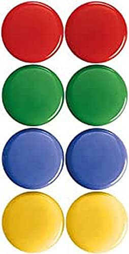 magnetoplan 16663 Signalmagnete 30 mm, farbig Sortiert von magnetoplan