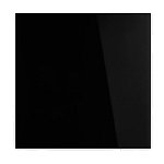 magnetoplan Design Glasboard Tief-Schwarz Magnetisch Wandmontierbar 40 x 40 cm von magnetoplan