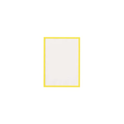 magnetoplan | magnetofix-Sichtfenster | Format DIN A4 | VE 5 Stk | Rahmen gelb von magnetoplan
