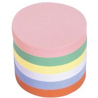 magnetoplan Moderationskarten Ø 10,0 cm rosa, grün, gelb, weiß, blau, orange von magnetoplan