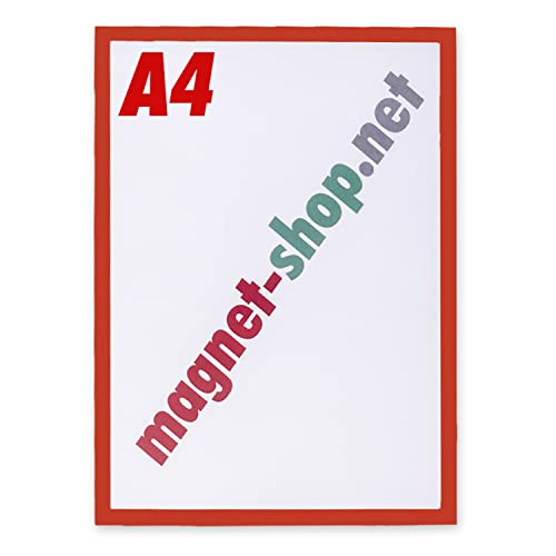 magents4you - Magnet-Rahmen | DIN A4, rot | magnetischer Inforahmen von magnets4you