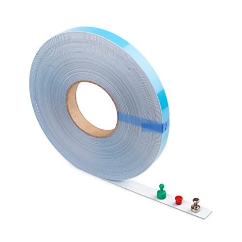 magnets4you - Metallband selbstklebend | weiß | Breite 19 mm, Meterware | Haftgrund für Magnete, zuschneidbar von magnets4you