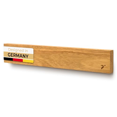 Magnetleiste Messer selbstklebend - Messerhalter magnetisch Holz - Magnet Messerhalter Wand - Messerleiste magnetisch - Magnetischer Messerhalter - Magnetschiene für Messer - Magnethalter | mahona von mahona