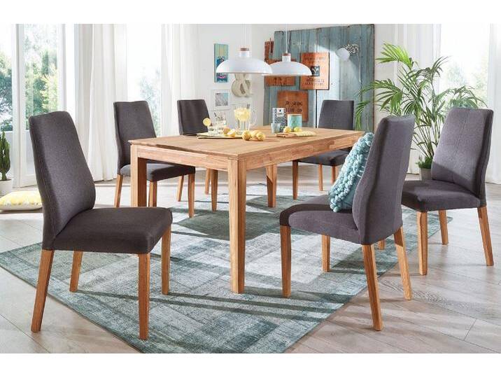 Ausziehtisch 160(220)x90cm 'Bonn' Wildeiche massiv von main-möbel