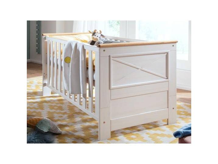 Babybett 70x140cm 'Genf' Kiefer massiv KI-0065 von main-möbel
