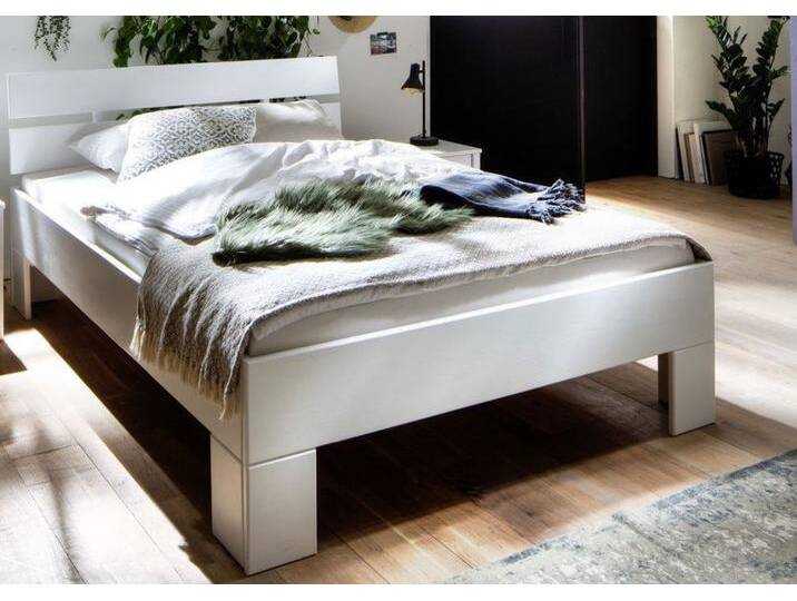 Bett 200x200cm 'Alice' Fichte weiß von main-möbel